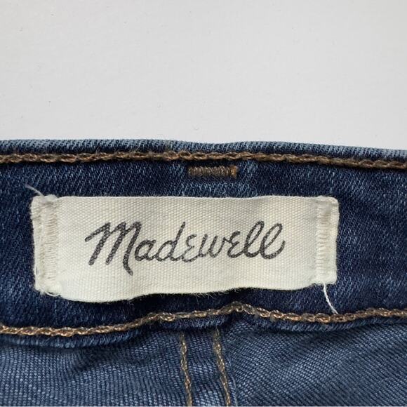Madewell Curvy High-Rise Skinny Jeans Dark Blue Wash Denim Pockets stretch zip - Picture 7 of 11